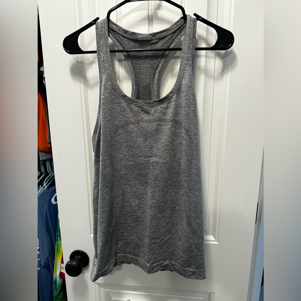 Lululemon grey swiftly tank top